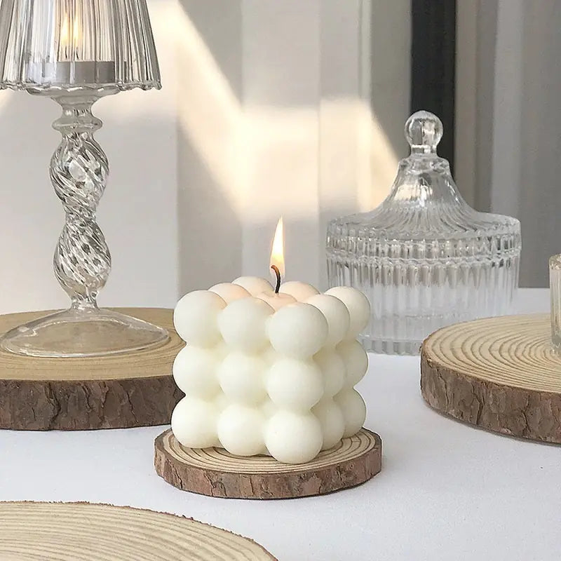 Bubble Cube Candle